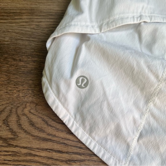 Lululemon Speed Up Short Long *4" White - Picture 5 of 9